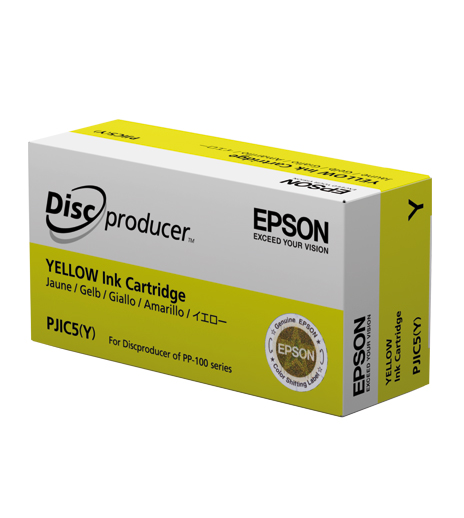 Yellow Ink. Cartridge EPSON PP50 / PP100 für Discproducer